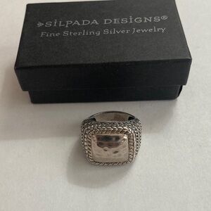 Silpada R1646 Hammered Sterling Silver Ring